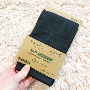 NWT Pamela Mann 80 Denier Recycled Black Tights
